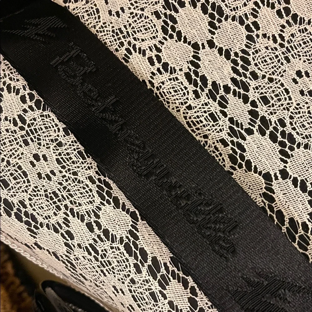 Betsey Johnson Black and Pink Floral Laptop Bag
